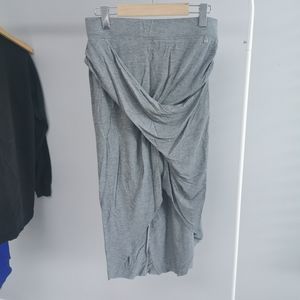 Rudsak Asymmetrical Drape Midi Skirt